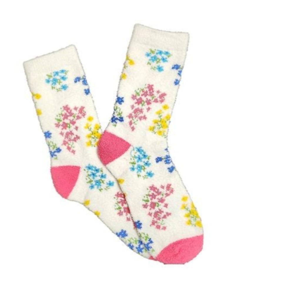 Modern expressions cozy floral printed socks - Picture 2 of 2